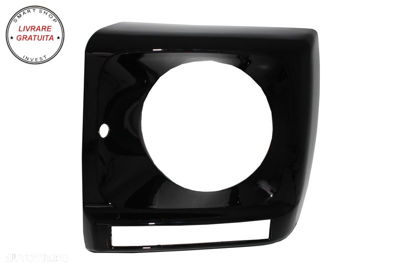 Carcasa faruri cu Lumini de zi dedicate LED DRL Crom Mercedes G-class W463 (1989-2- livrare gratuita - 10