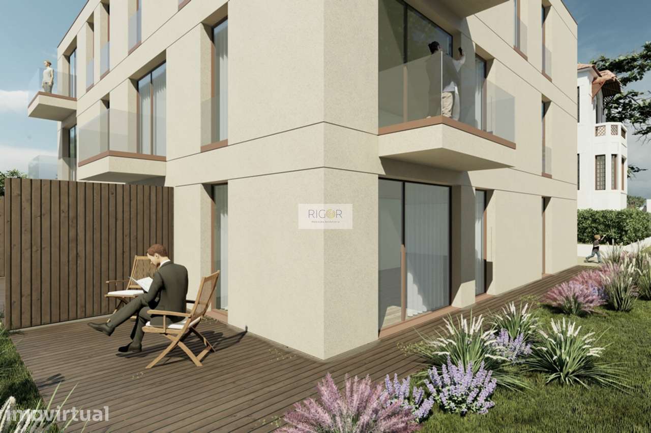 Apartamentos T1 com terraço em condomínio fechado entre a praia e o ce - Grande imagem: 3/9