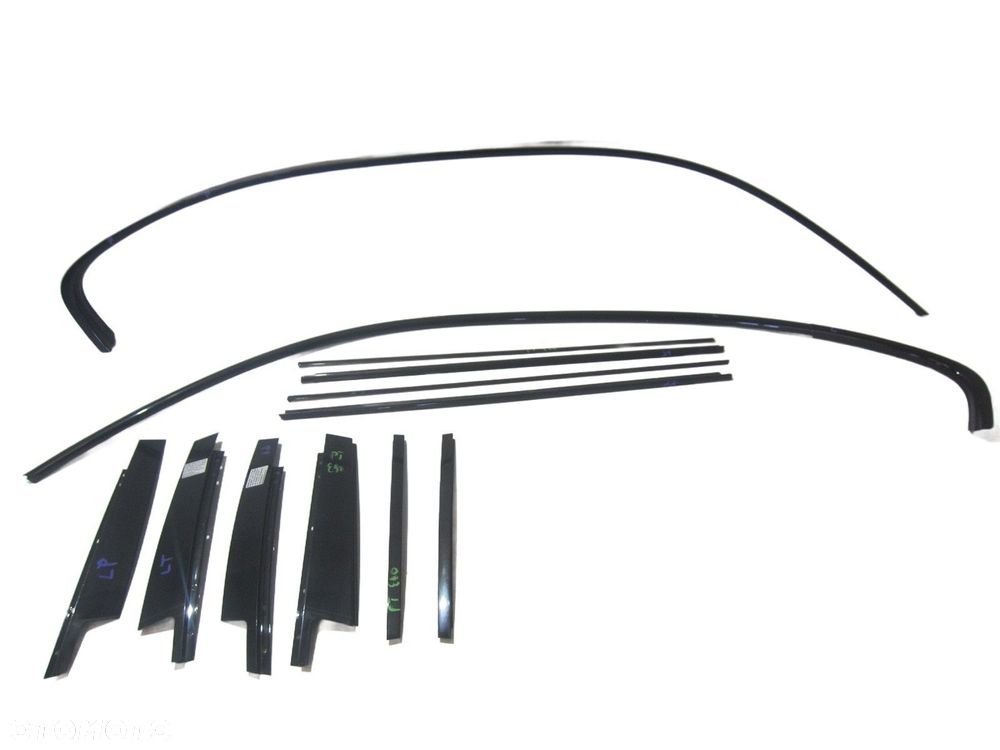 BMW E90 SEDAN LISTWY BOCZNE SHADOWLINE MPAKIET POŁYSK KOMPLET NA AUTO - 1