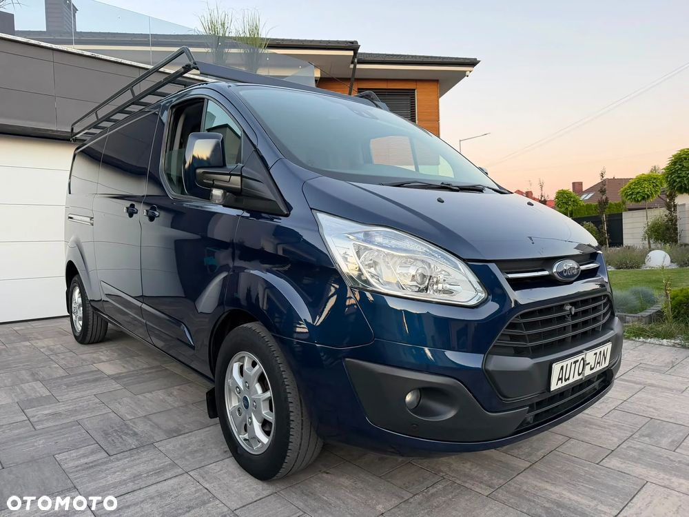 Ford CUSTOM L2H1 Długi Klima Elektryka Navi Tempomat Furgon 3os. 2xPdc Hak - 3