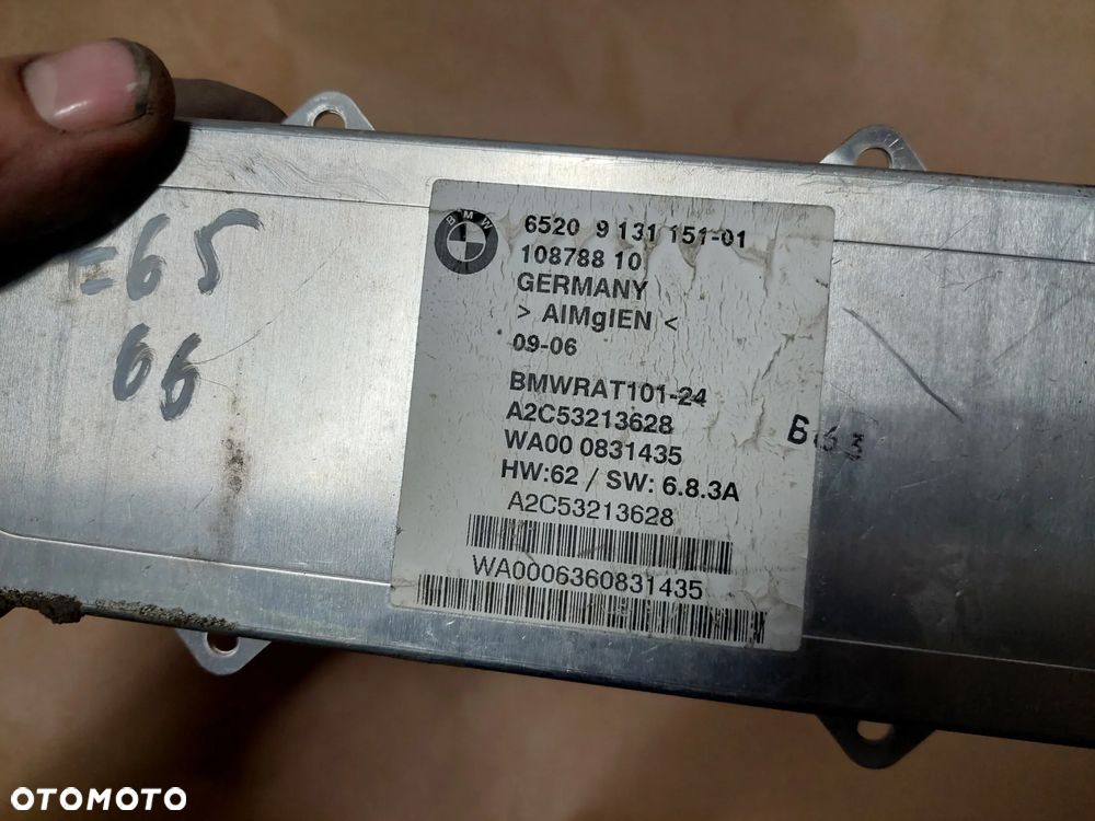 BMW 7 E65 E66 MODUŁ ANTENOWY WZMACNIACZ 9131151  RAF-AUTO CZĘŚCI BMW - 4