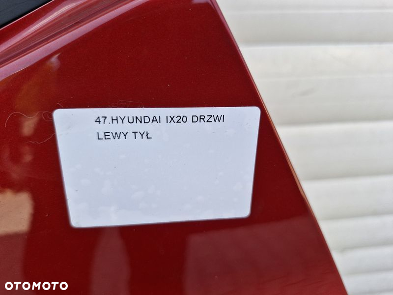 HYUNDAI IX20 DRZWI LEWY TYŁ TYLNE LEWE WR3 - 2