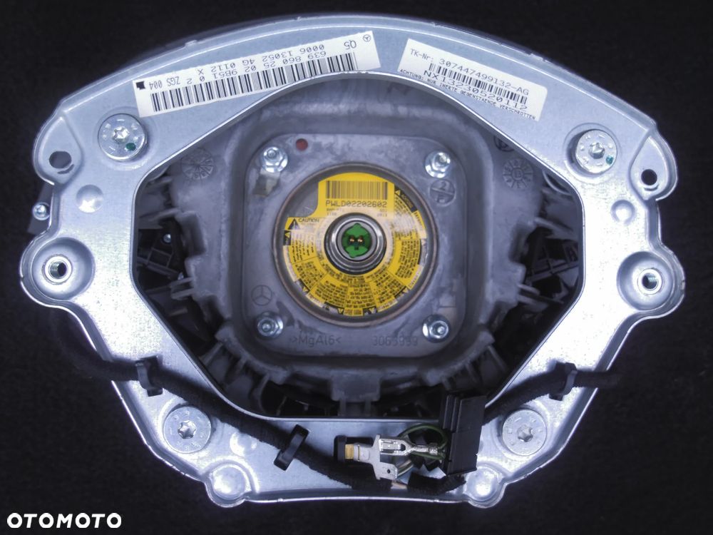 AIRBAG PODUSZKA POWIETRZNA KIEROWCY MERCEDES VITO VIANO W639 A639 A6398602502 - 4