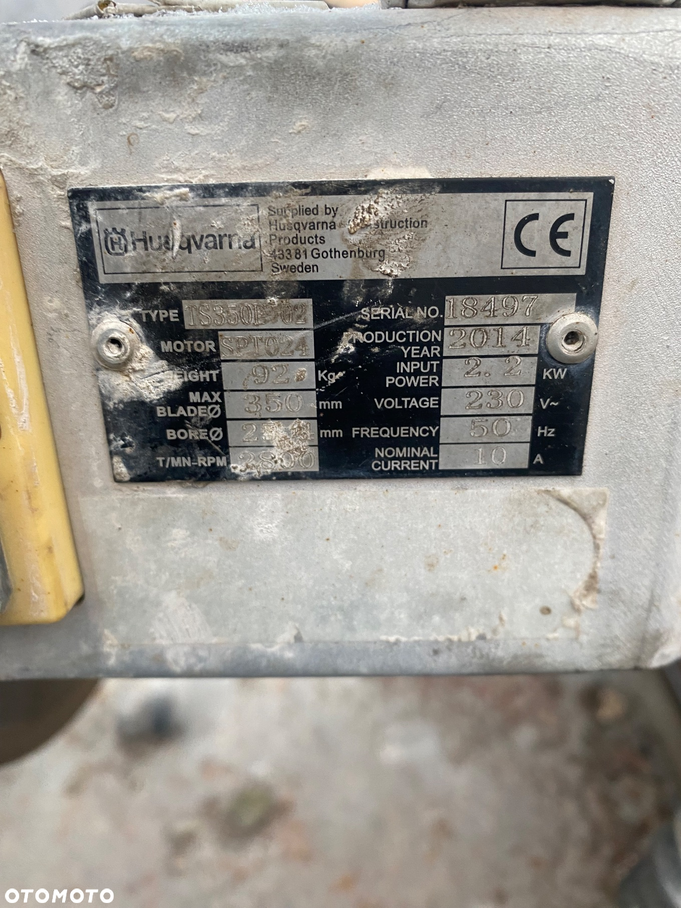 Przecinarka stołowa do kostki i bloczków HUSQVARNA 350mm - 5