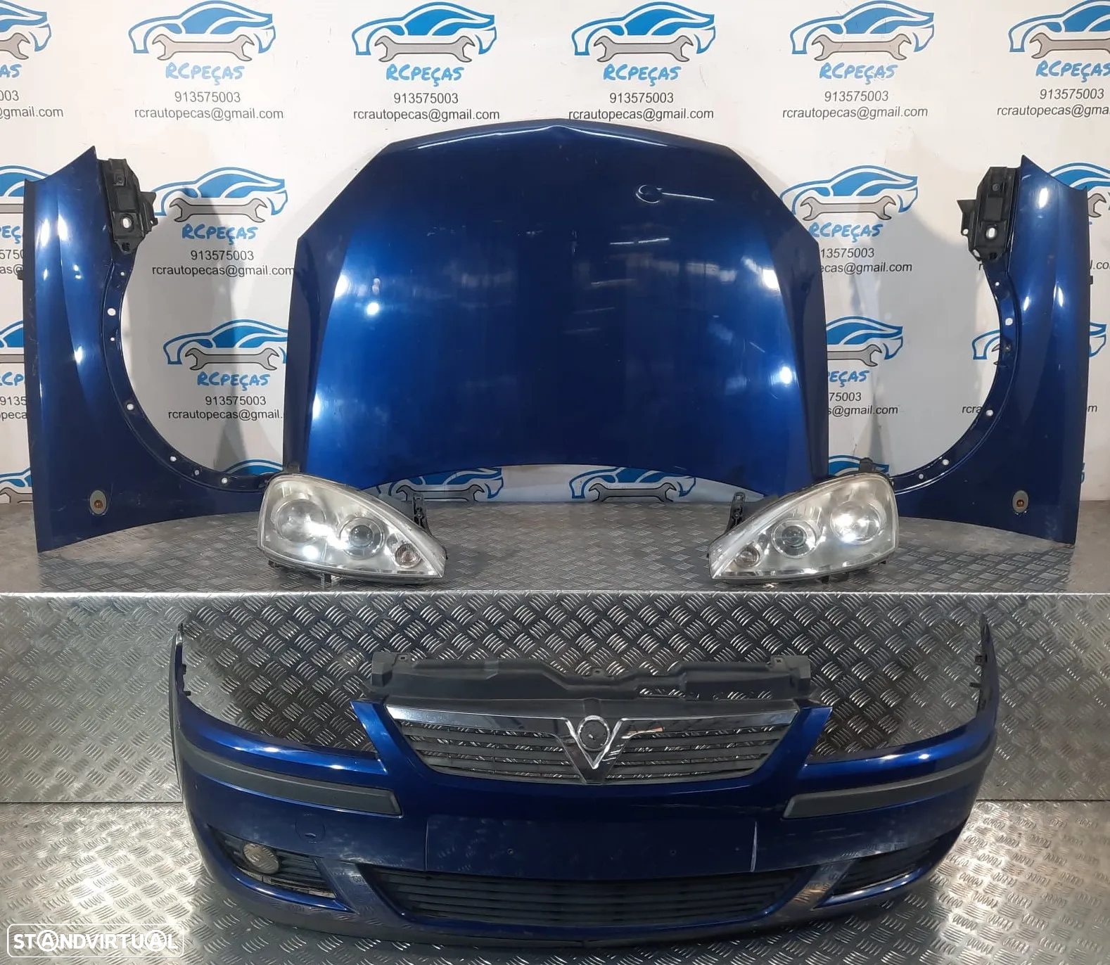 .FRENTE OPEL CORSA C COMBO C CAPOT PARACHOQUES GUARDA-LAMAS OTICAS OLHO BOI - 3