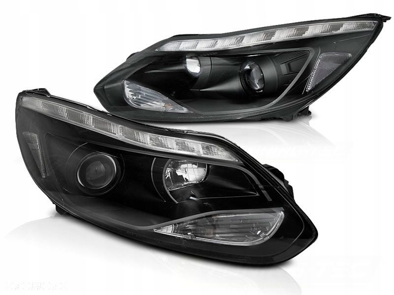 Reflektory Lampy kpl Day line light LED Tuning Ford Focus III 3 mk3 2010-14 - 1