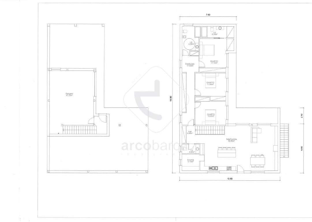 Terreno c/projecto aprovado para moradia T3 - Preço chave na mão- Paçô - Grande imagem: 3/14