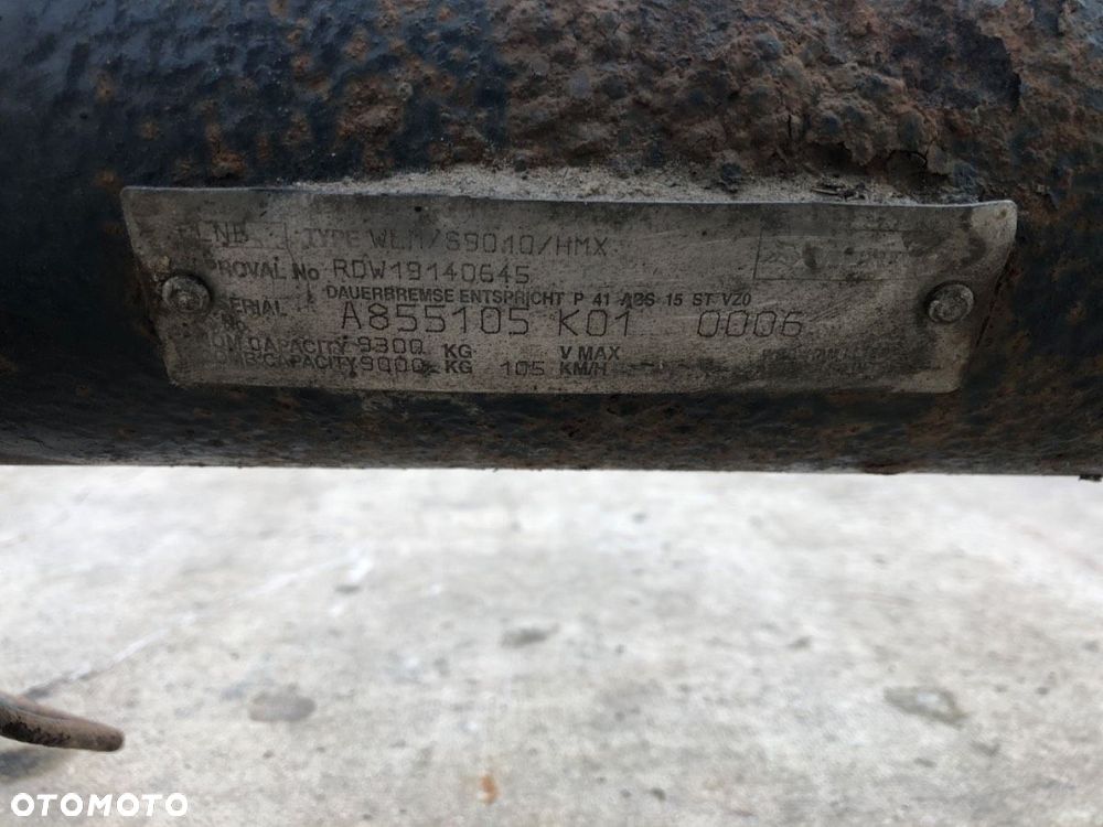 OŚ PRZÓD ROR  PRZYCZEPA GS AL 2800 RDW19140645 - 6