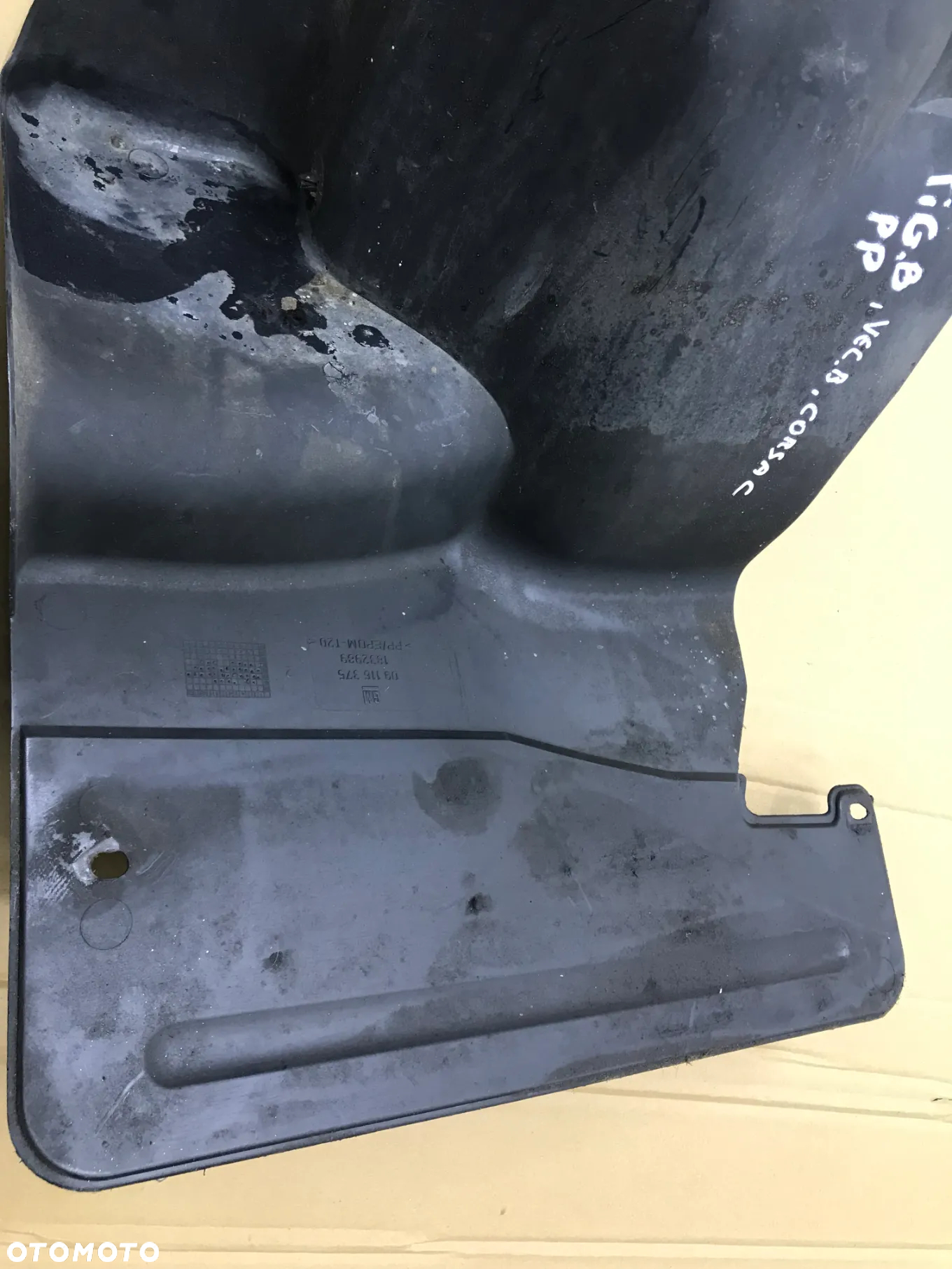 Osłona silnika Opel Tigra B corsa C dolna prawa 09116375 - 3