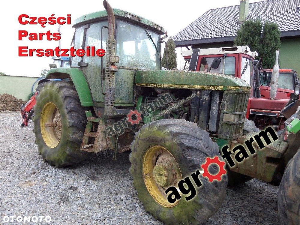 John Deere 7600 części,  skrzynia biegów, silnik - 1
