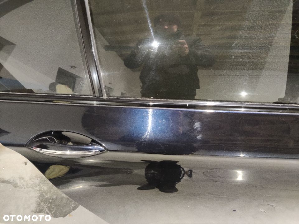 Drzwi Prawy Tył BMW 5 F10 Prawe Tylne 416 CARBON SCHWARZ Kompletne - 3