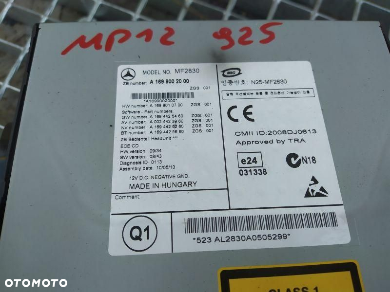 RADIO NAWIGACJA MERCEDES A KLASA W169 LIFT A1699002200 - 4