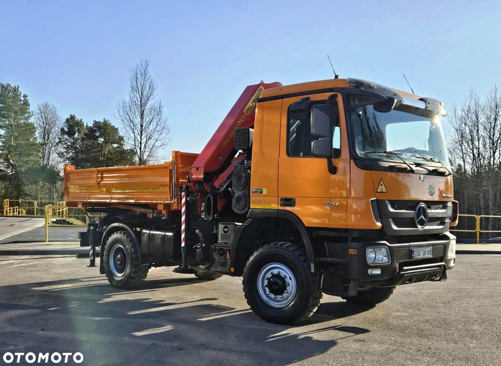 Mercedes-Benz ACTROS 1841 4x4 PALFINGER PK 22002 HDS Żuraw Wywrotka - 4
