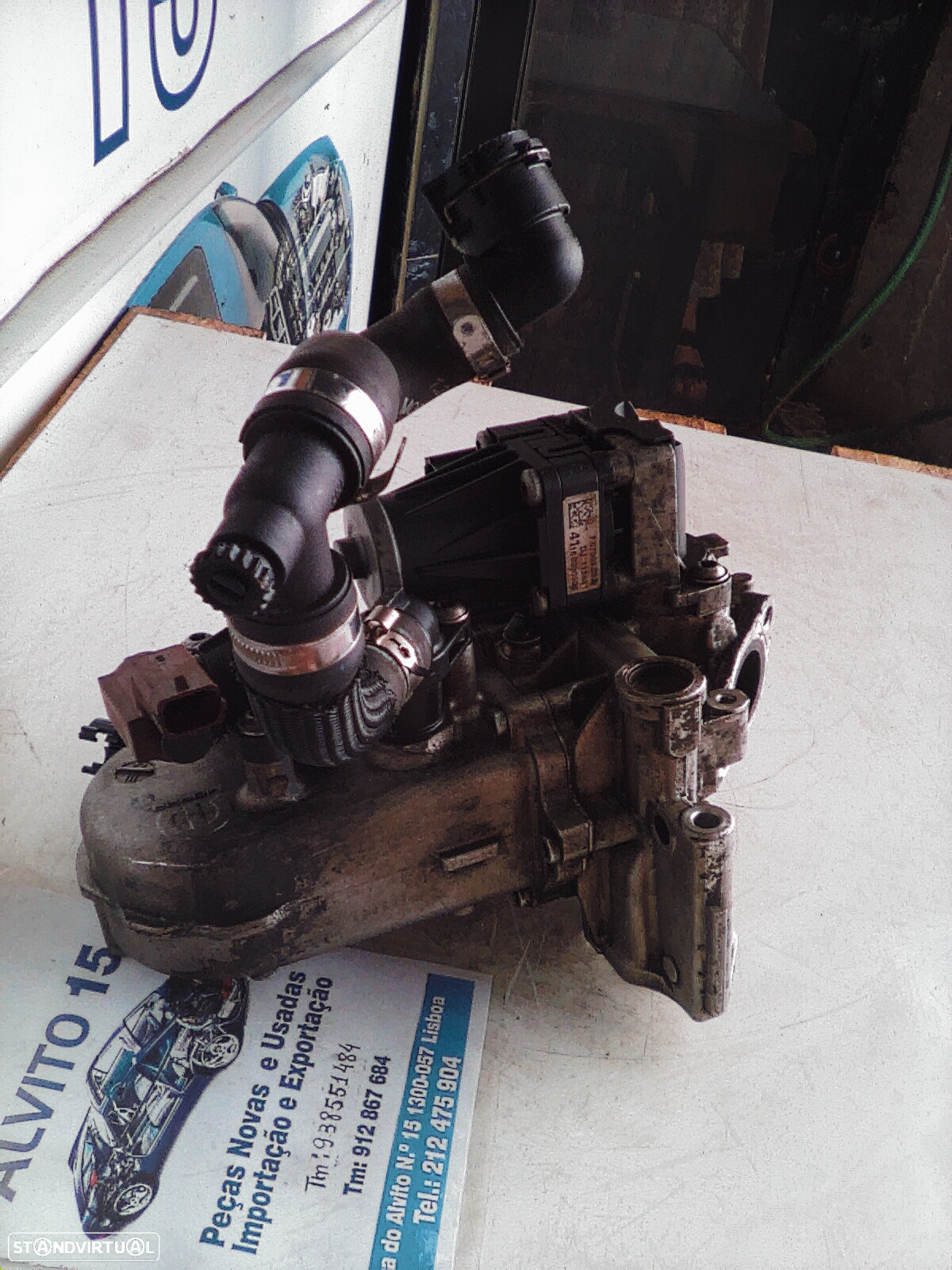 Radiador EGR , Corpo reciclagem de gases Opel , Fiat 1.3 CDTI multjet   ref: TE400G4N1B - 02  / 52948103.0 - 2