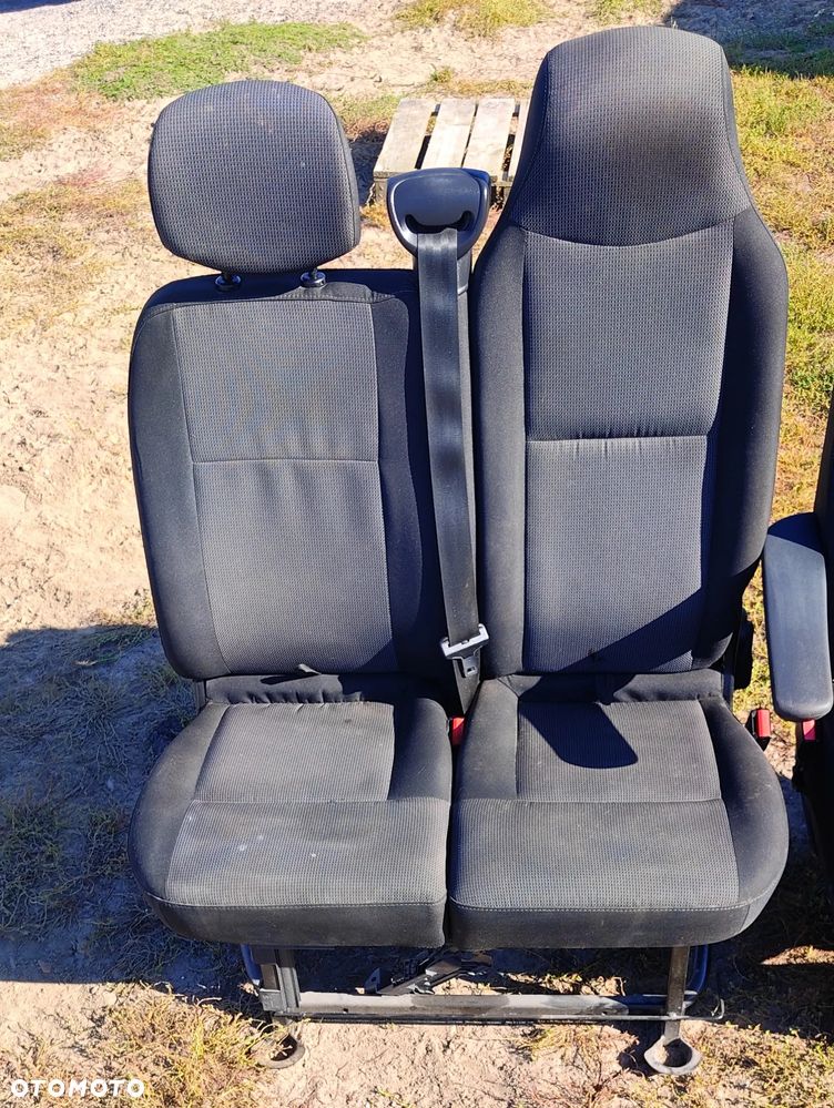 Komplet Foteli Przód Prawy Dwójka Lewy Kierowcy Renault Master III IV Opel Movano - 3