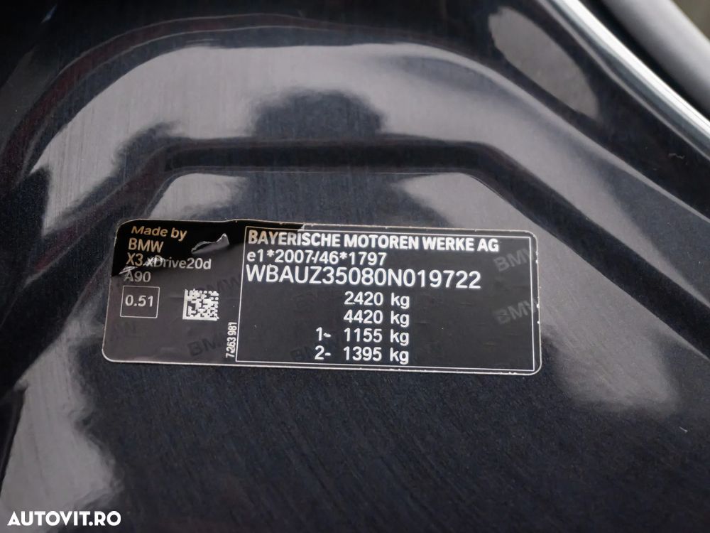 BMW X3 xDrive20d Aut. - 40