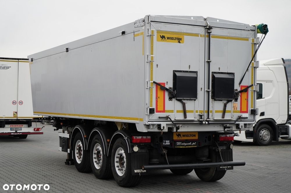 Wielton / WYWROTKA / 41 M3 / ALUMINIOWA / 2x  OŚ PODNOSZONA / OSIE SAF / ALUFELGI - 4