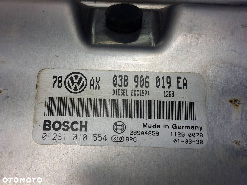 ZESTAW STARTOWY PASSAT B5 1.9 TDI 038906019EA 4B0905851C 3B0920805A - 2