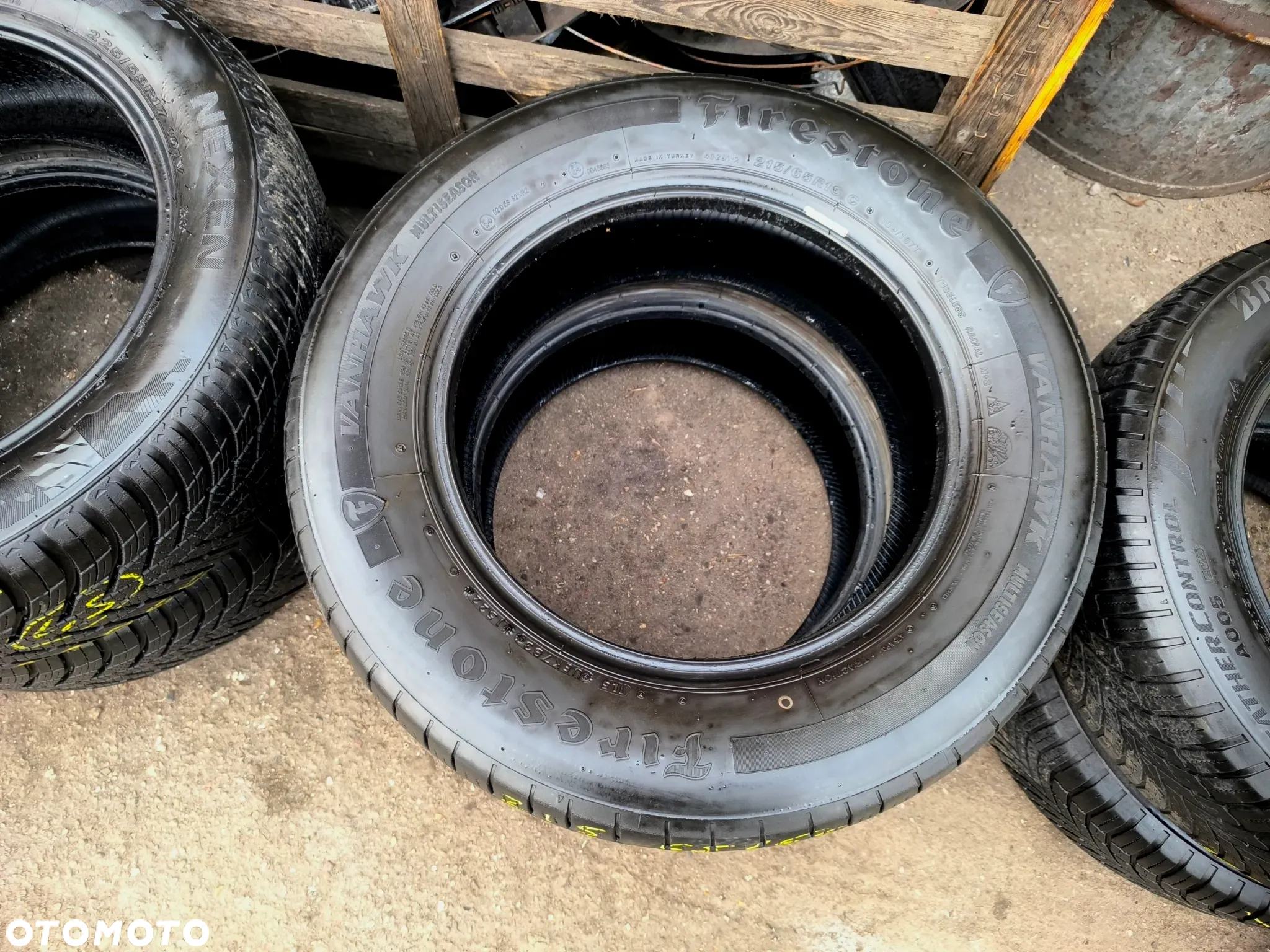 215/65R16C 16 C 109/107T Opony Całoroczne Wielosezonowe FIRESTONE VANHAWK MULTISEASON 5,5mm Legnica ALU-RAD 22r. 215/65 - 5