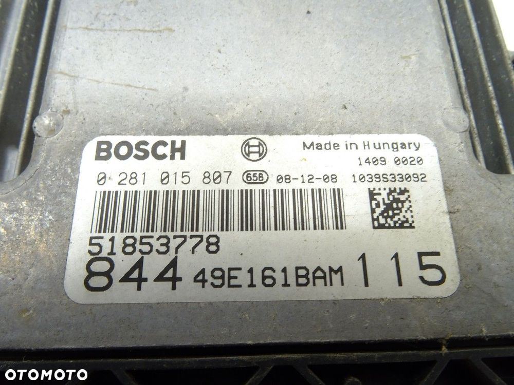 KOMPUTER SILNIKA  LANCIA DELTA III (844_) 2008 - 2014 1.6 D Multijet (844.AXF11, 844.AXF1A) 85 kW - 2