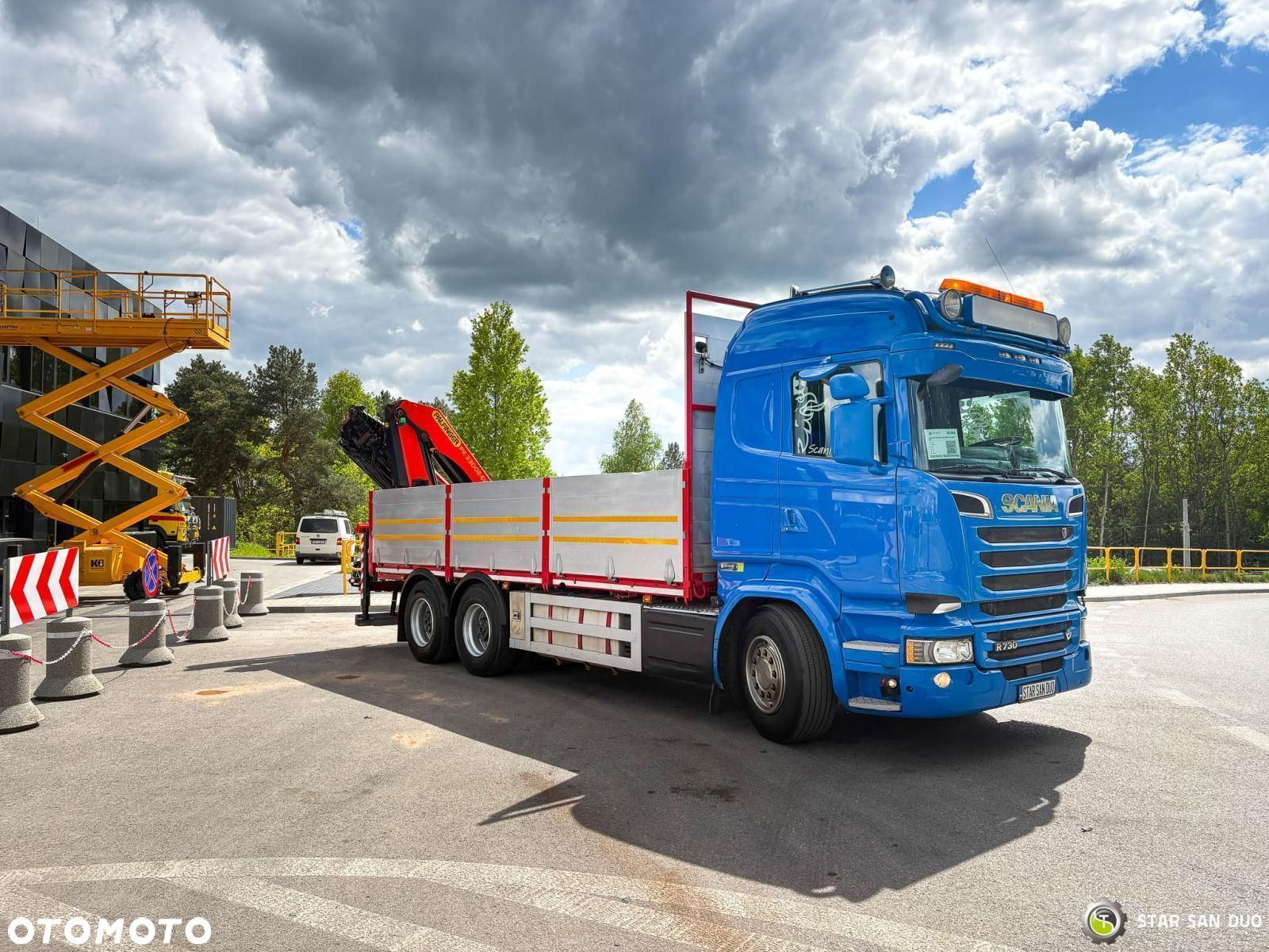 Scania R730 6X4 PALFINGER PK 33002 EH HDS Żuraw Crane - 12