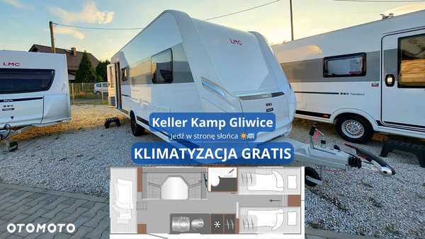LMC Videro 530 K - duża luksusowa przyczepa