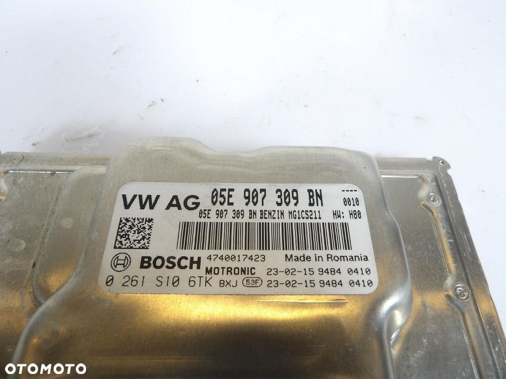 SKODA SCALA 1.5TSI STEROWNIK SILNIKA 05E907309BN - 3