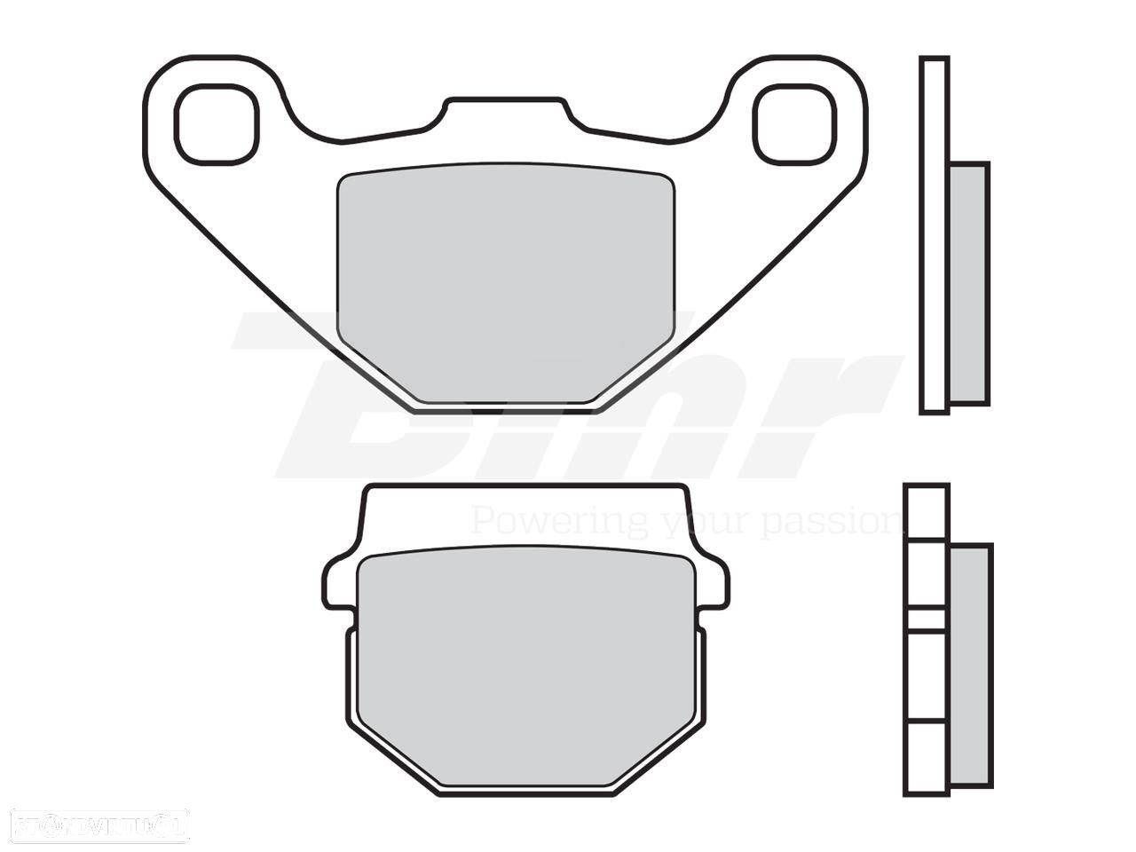 07026 - pastilhas de travão orgânicas brembo 7026 - 1