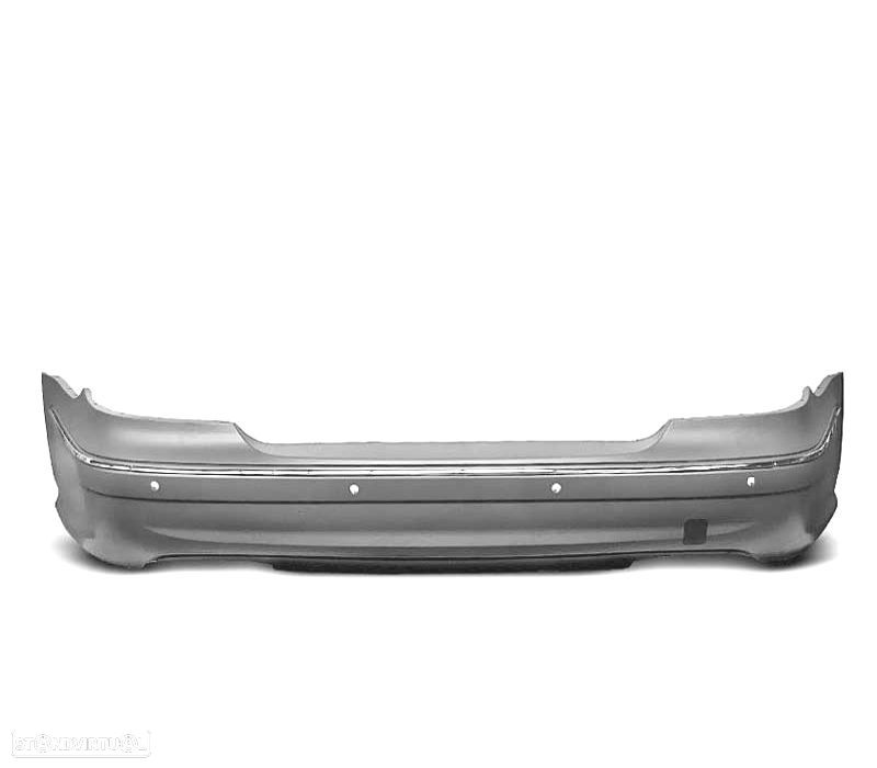 PÁRA-CHOQUES TRASEIRO MERCEDES CLASE E W211 03-09 LOOK AMG PDC - 2