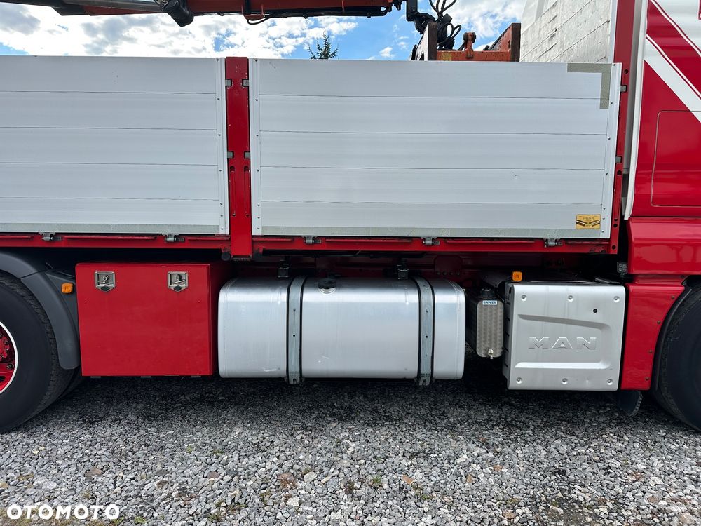 MAN TGX 480 HDS z Niemiec 600tkm 2017r skręta os skóry klima full air - 16