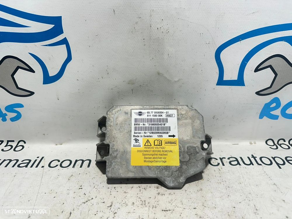 .Módulo Centralina Airbag SRS Original BMW Mini 9809354 2005 - 2016 - 4