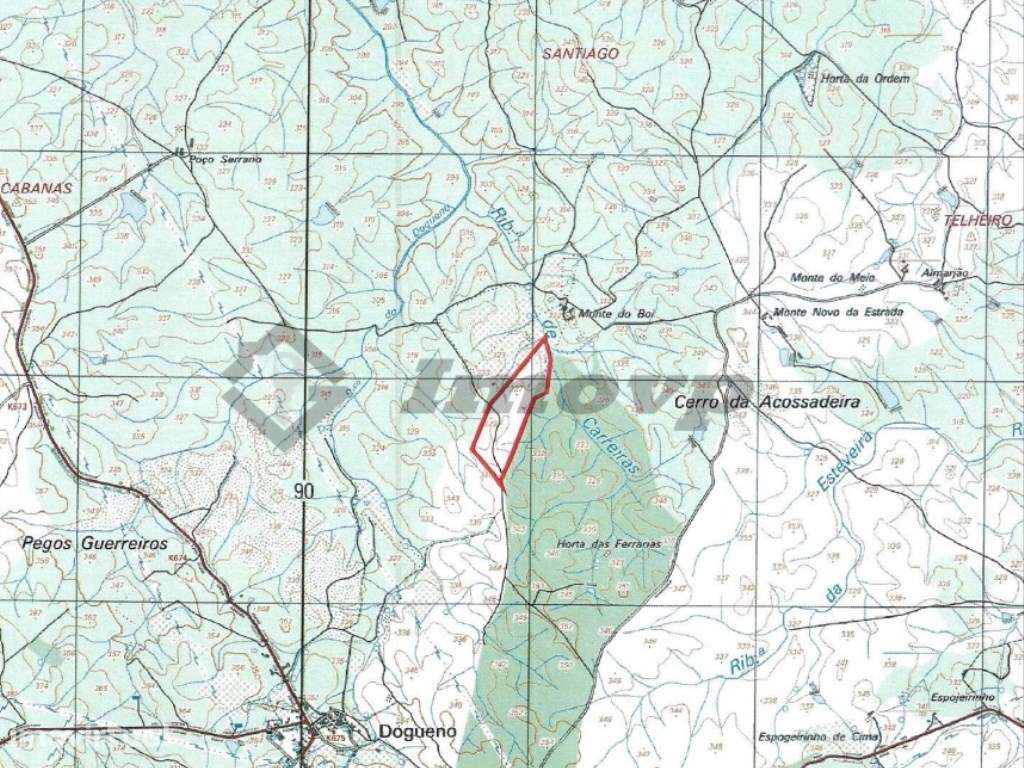 Terreno rústico de 9,1Ha localizado 1 Km da localidade da Dogueno - Grande imagem: 5/11