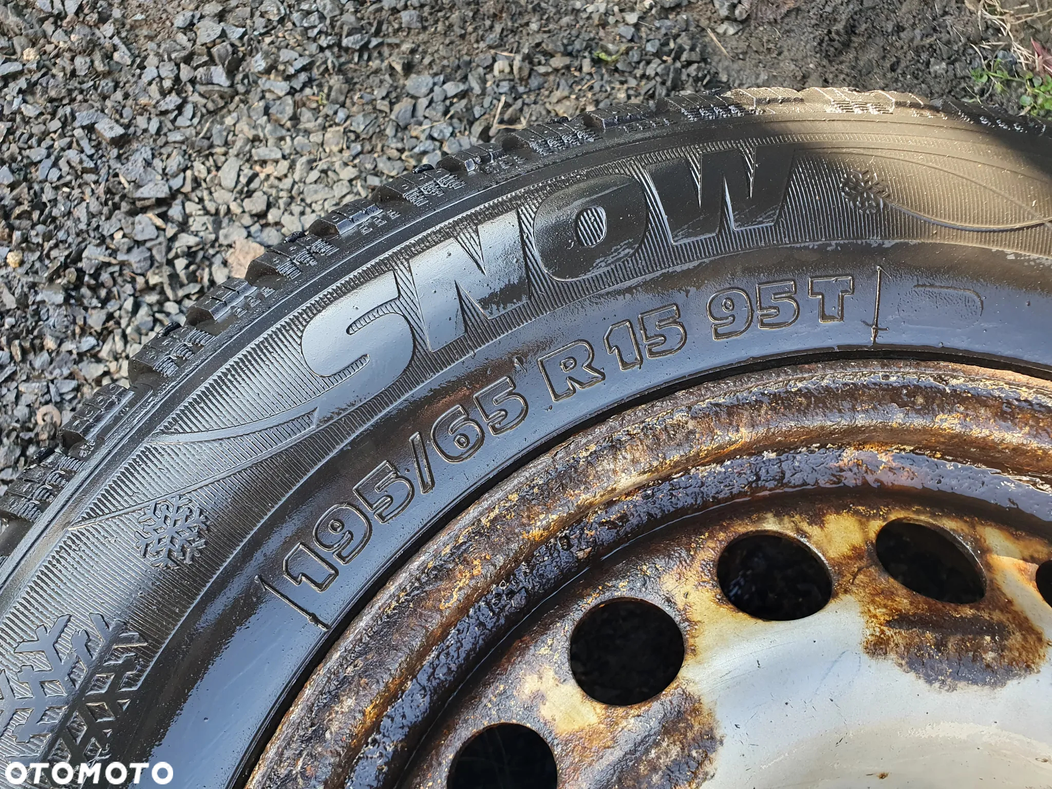 PASSAT B5 4X KOŁA FELGI 15" 5x112 OPONY ZIMOWE KORMORAN 195/65/R15 OK. 7mm 2x2017r 2x2020r VOLKSWAGEN - 8
