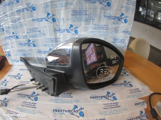 Espelho Esp3729 PEUGEOT 208 FASE 1 2013 1.0I 68CV 3P CINZA ESCURO DRT MANUAL PISCA COM 2 PINOS - 2
