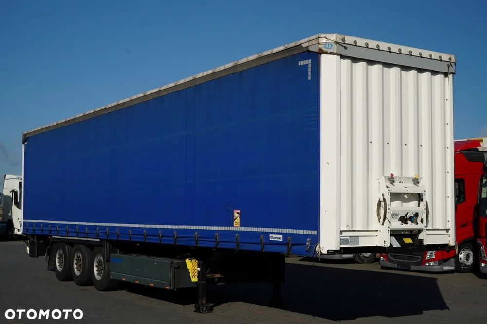 Krone FIRANKA / STANDARD / KOSZ NA PALETY / OŚ PODNOSZONA / SAF - 1