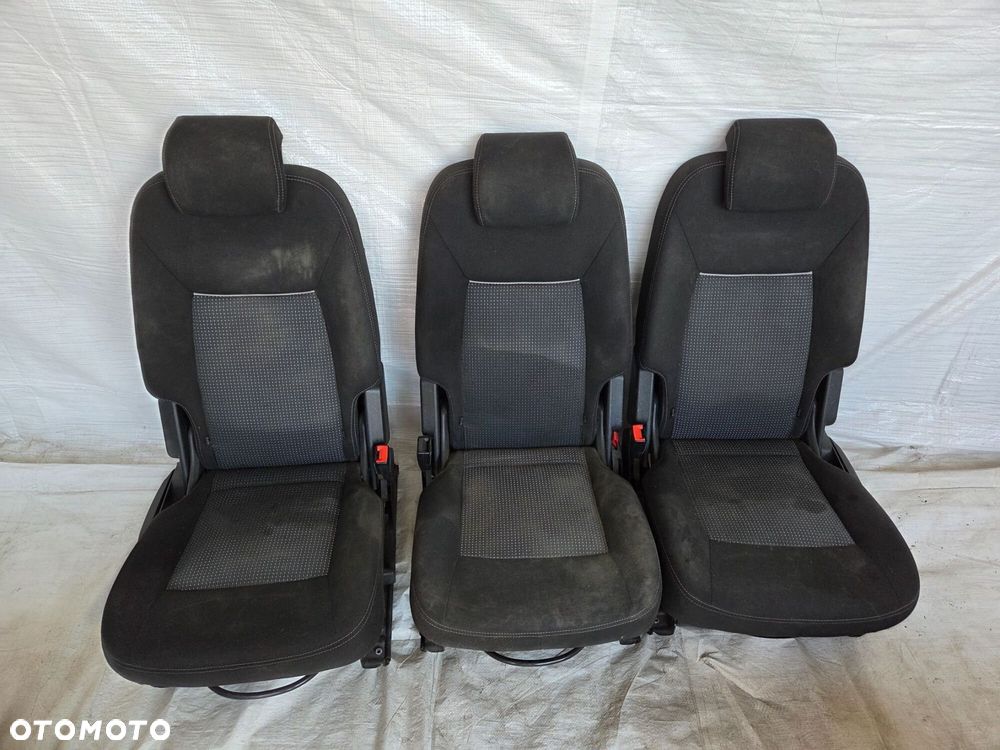 FORD GALAXY MK3 III LIFT UK ANGLIK FOTELE KANAPA TYŁ KOMPLET FOTELI - 6