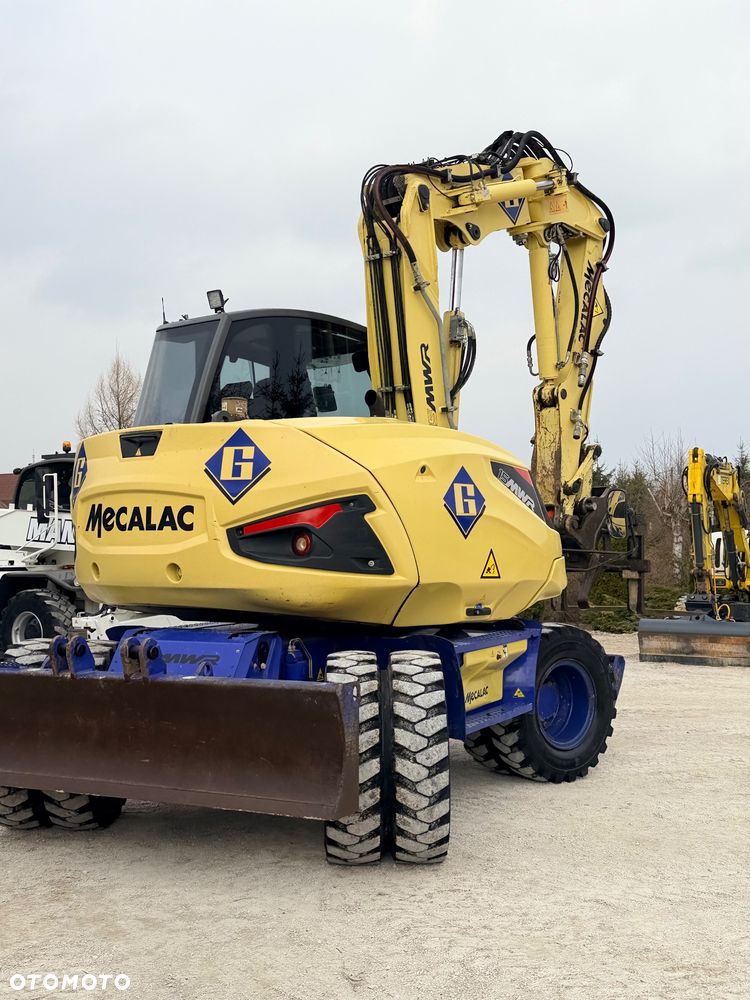 Mecalac Koparka 14 ton MECALAC 15 MWR koparko-ładowarka 3 łyżki widły 1 wł Centr.smarowanie Opony na BLIŹNIAKU 80%Camso ładowarka 714 12MTX 4x4 skrętne KLIMA kabina Premium silnik 146KM volvo EW140B DEUTZ szybka 35km/h - 37