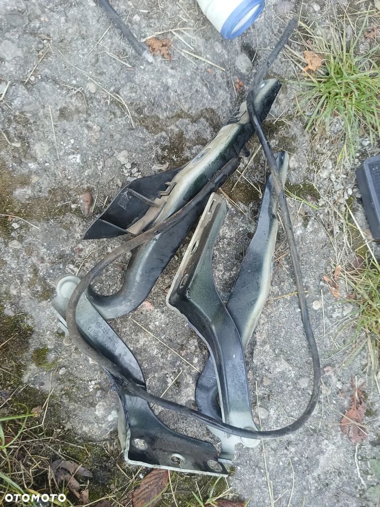 PEUGEOT 308 T7 ZAWIASY MASKI LEWY PRAWY 9656739680 KOMPLET - 1