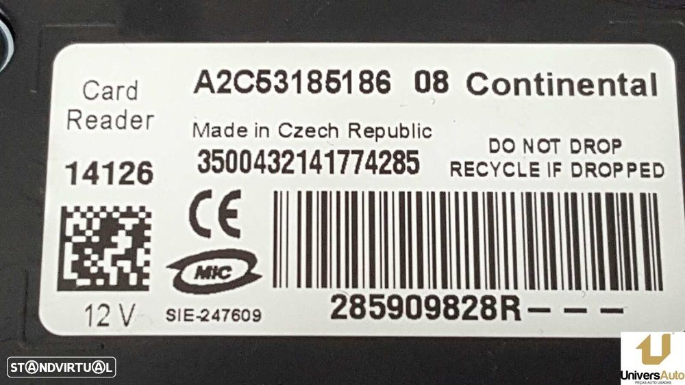 CANHÃO DE INGIÇÃO RENAULT SCENIC III LIMITED - 2