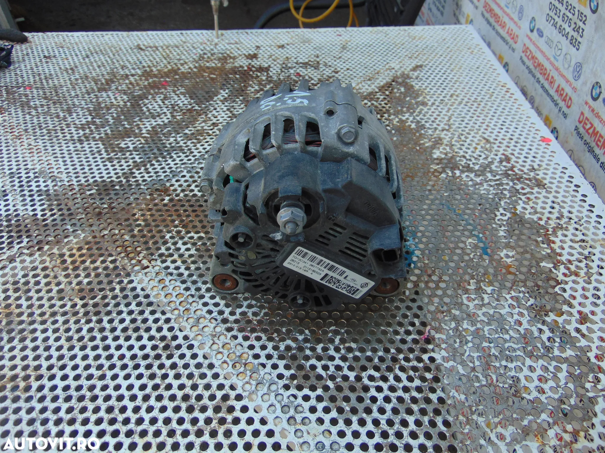Alternator Dacia Custer 1.5 Nissan Qashqai Renault megane cod 231001318r clio 4 sandero dokker lodgy kadjar captur - 5