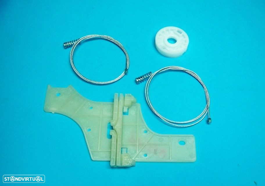 Kits clips reparação elevadores vidros Audi Bmw Seat Renault Peugeot Ford Citroen Fiat Skoda Vw NOVO - 9