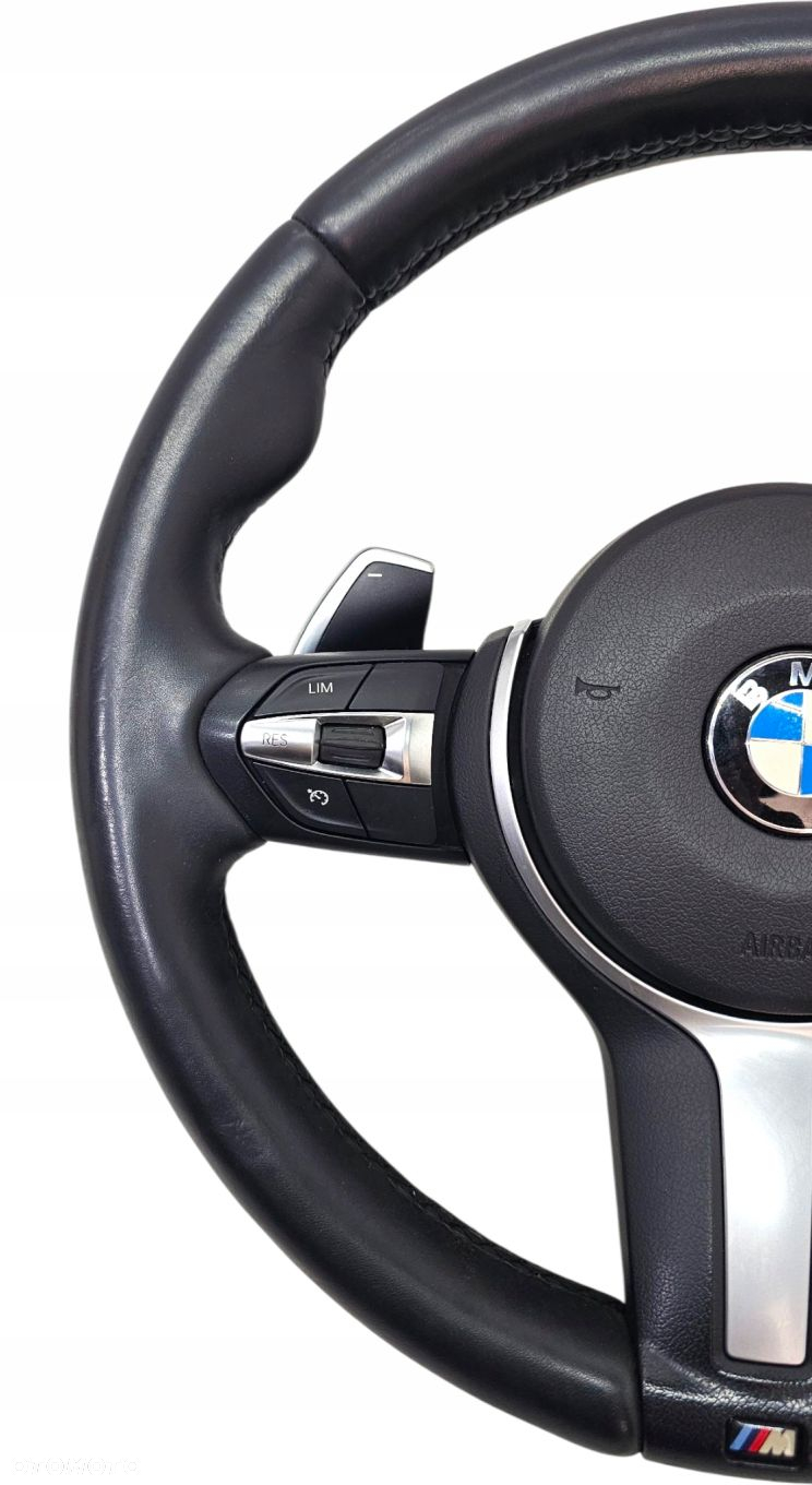 Bmw F20 F22 F23 F30 F31 F36 Kierownica Skórzana Airbag M-Pakiet Łopatki - 2