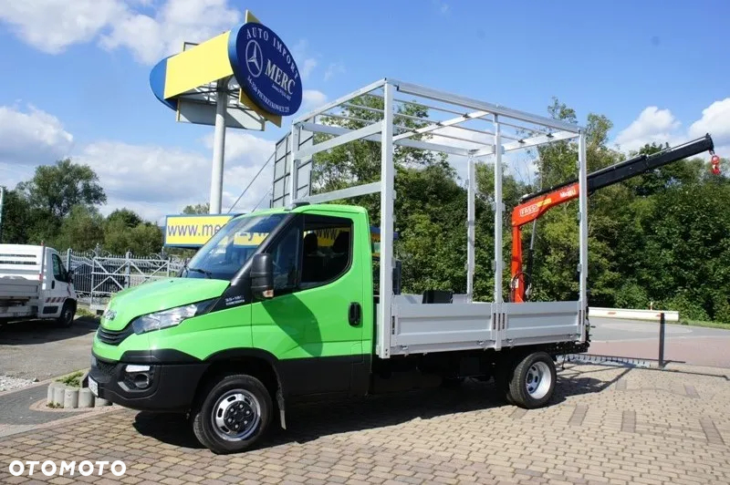 Iveco 35C18 wywrotka skrzynia plandeka żuraw HDS - 11