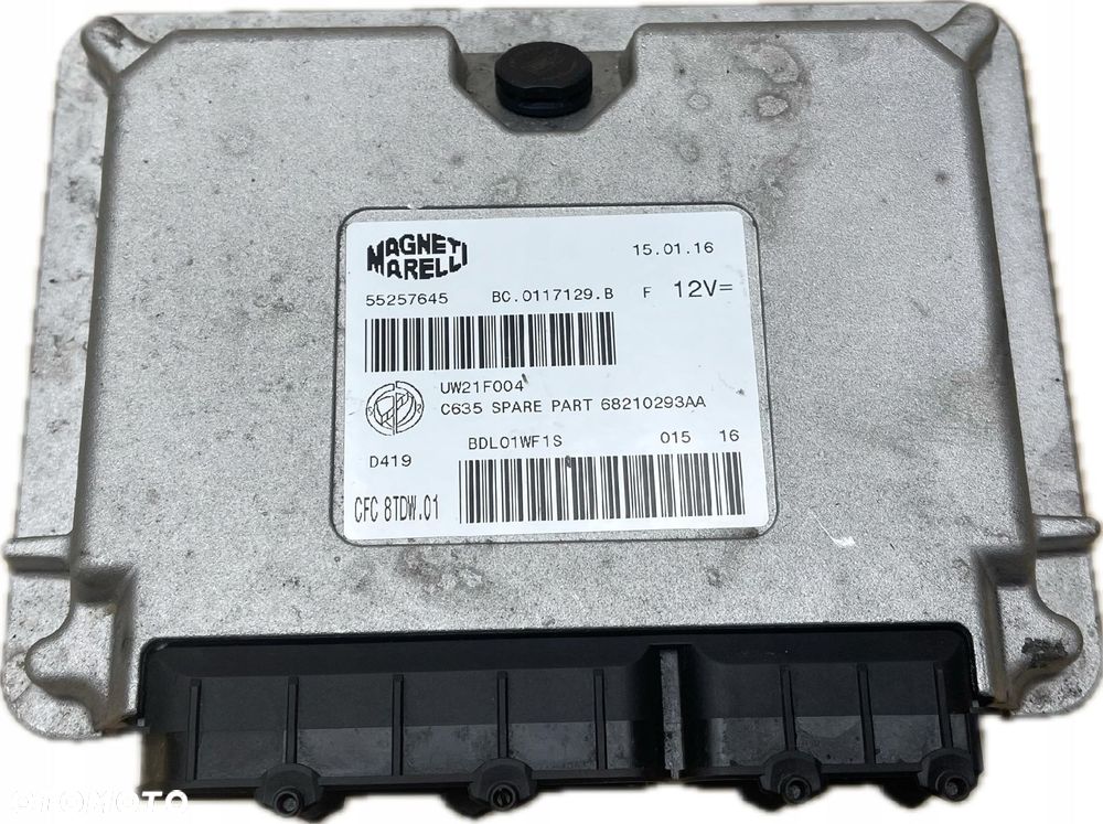 DODGE DART 2016 MODUŁ STEROWNIK SKRZYNI BIEGÓW TCM 68210293AA 55257645 - 1