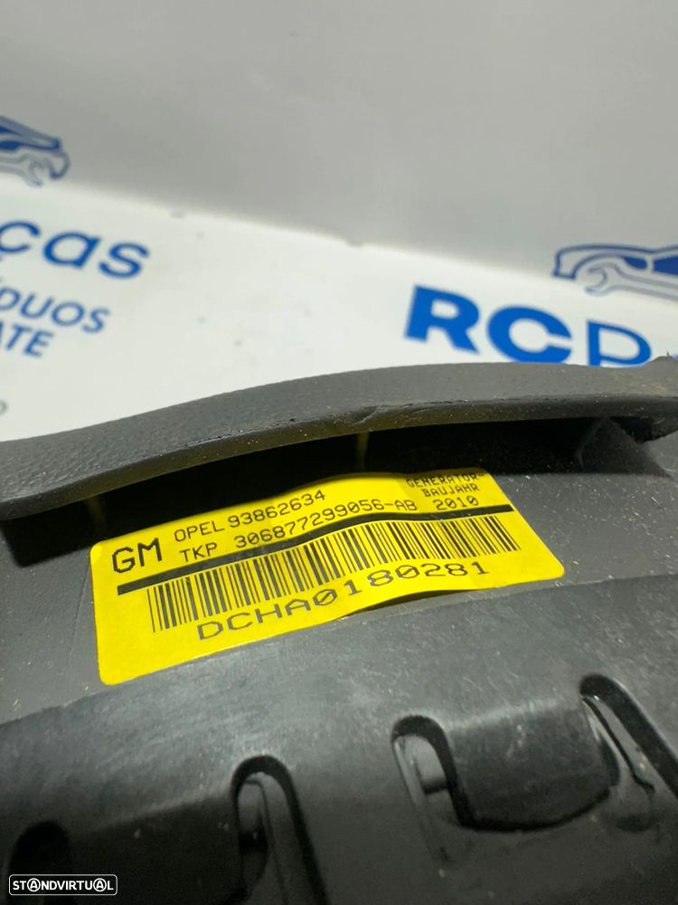 .Airbag Volante Condutor GM Opel Astra H 93862634 2004 - 2009 - 8