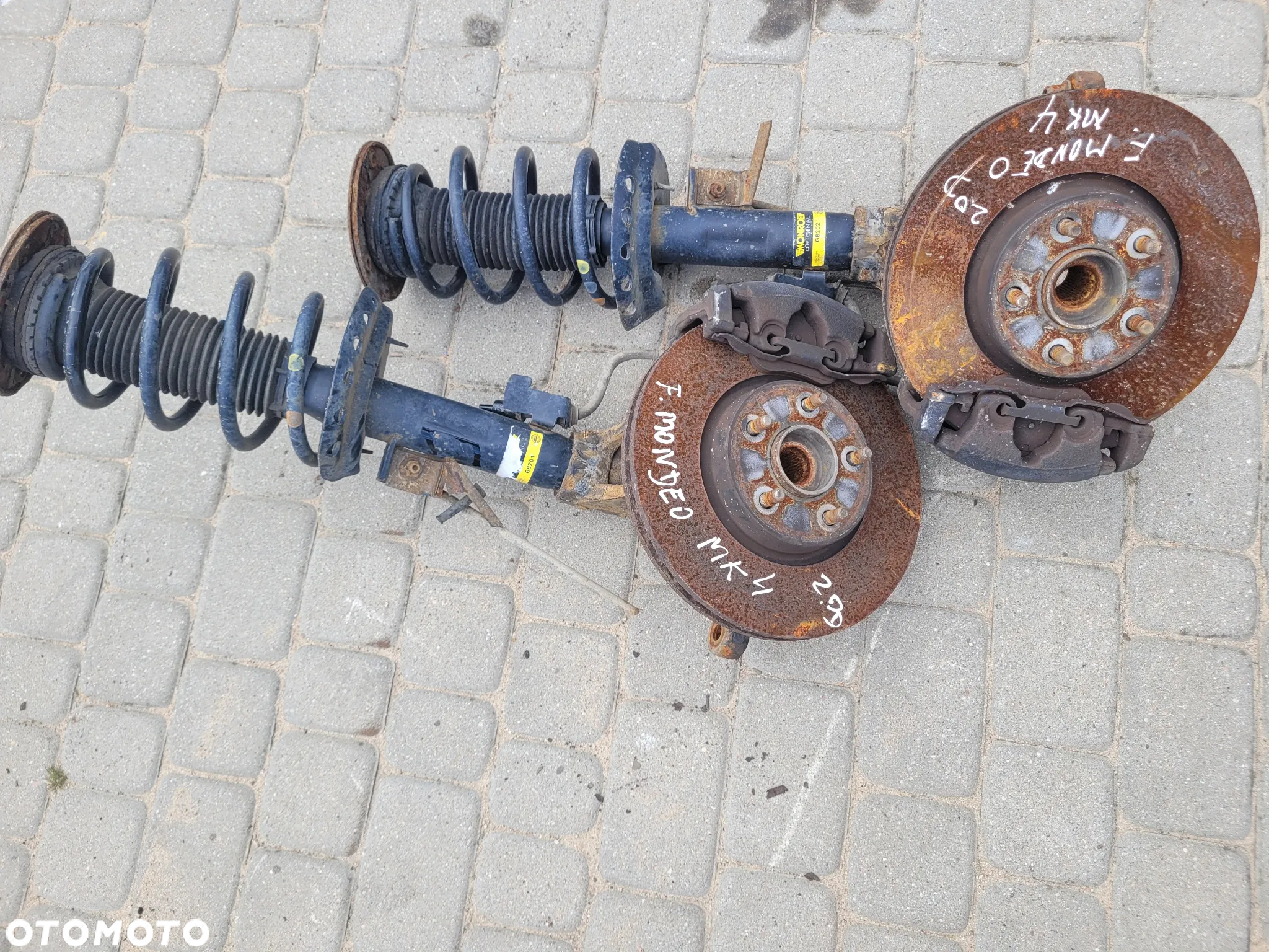 FORD MONDEO MK4 MCPHERSON PRAWA LEWA STRONA KOMPLET - 7