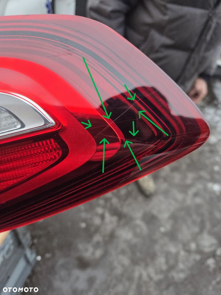 Lampa prawa prawy tył tylna Ford C-Max II Lift F1CB-13A602-BE Lampa prawa w klapę bagażnika - 4