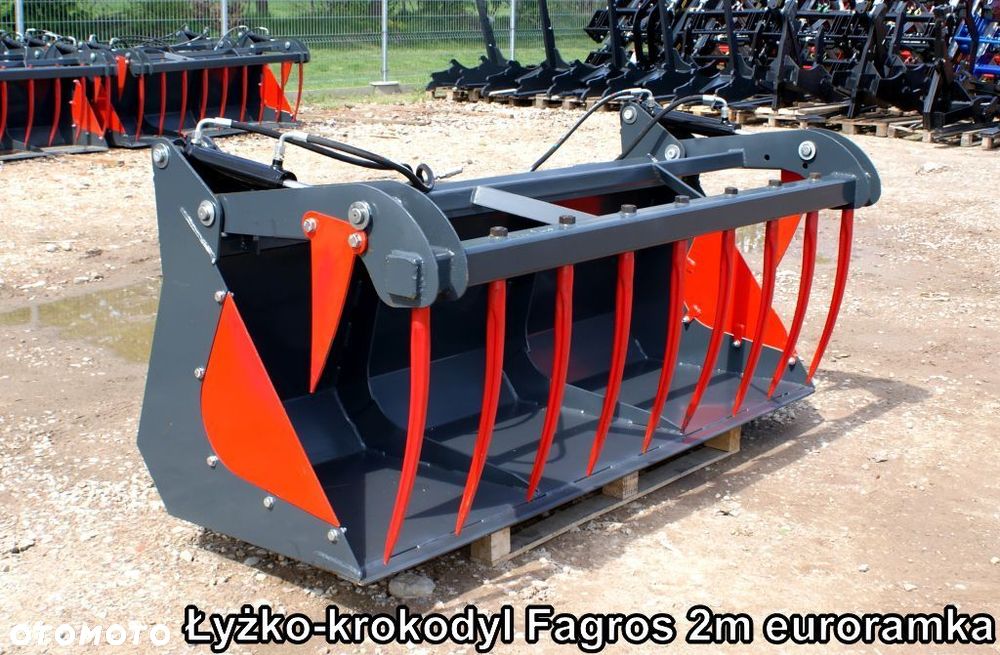 ŁYŻKO-KROKODYL do Tura Ładowacza  SMS EURORAMKA MAILLEUX FAUCHEUX ŁYŻKA 1,4M 1,6M 1,8M 2M - 7