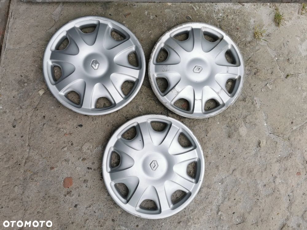 Renault Megane Scenic Clio Kangoo Kołpaki 15" 3 szt - 1