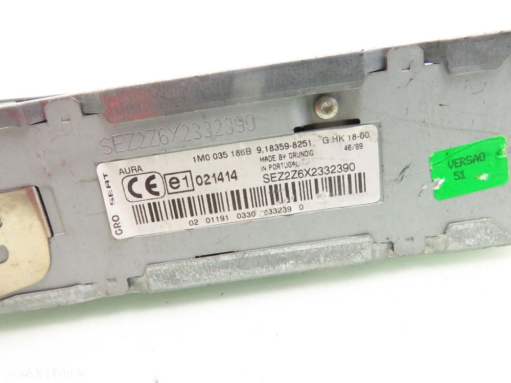 RADIO KASETA  SEAT TOLEDO II 1M0035186B - 4